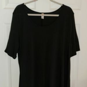 Lularoe black tunic 3X